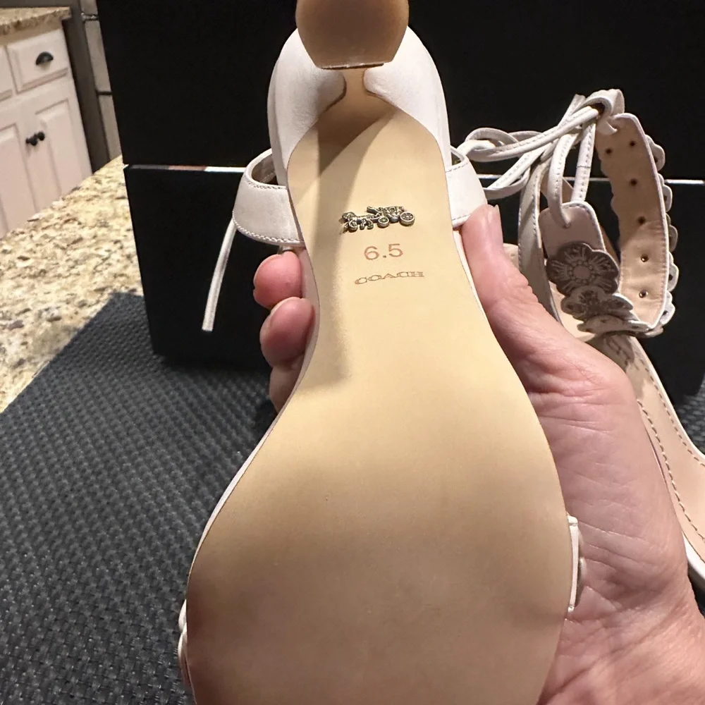 Coach High Heel Brodie Ankle strap sandal - Picture 3 of 5